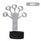 Grip Strength Trainer Finger Hand Exerciser Strengthener Wrist Training with 6 Resistant Level Finger Flexion Extension